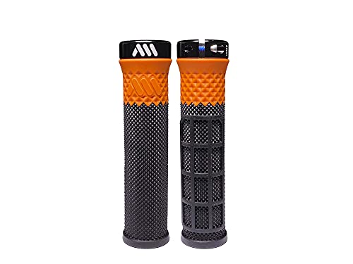 All Mountain Style AMS Puños Cero Grips, Unisex-Adult, Negro/Naranja, Universal