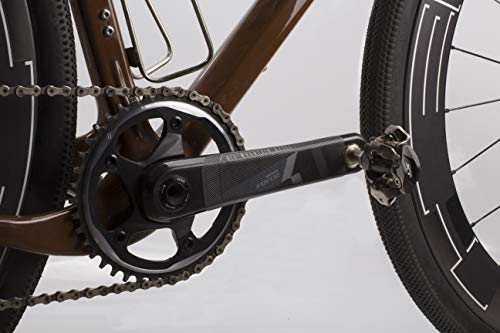 All Mountain Style AMSFG6CLSV Protector Pedales – Protege Las manivelas de tu Bicicleta de posibles rayadas y Golpes, Unisex Adulto, Transparente/Plata, One Size