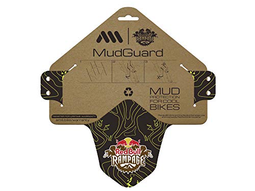 All Mountain Style Guardabarros Delantero – Compatible 26’’,27.5’’,29’’, Tallas Plus y Ruedas Fat Bike, Unisex-Adult, X Red Bull Rampage Amarillo, Universal