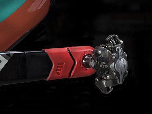 All Mountain Style Protecciones para pedales – Protege y estiliza las manivelas, Rojo