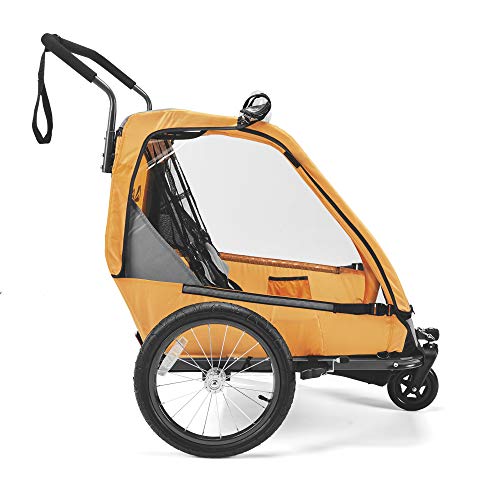 Allen Sports ES2-O Remolque de Bicicleta, Unisex Adulto, Naranja, 2-Child