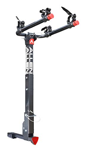 Allen Sports Portabicicletas Deluxe para 2 Bicicletas con Montaje de Remolque con Bloqueo, Modelo 522QR.