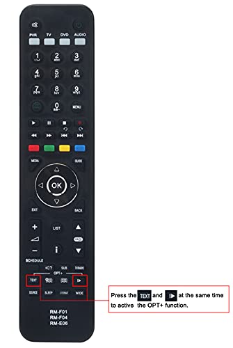 ALLIMITY RM-F04 Control Remoto reemplazado por Humax Foxsat HDR Freesat Box RM-F04 RM-F01 HD-Fox-T2 IHDR-5200C HDR-FOX-T2-500GB HDR-Fox-T2 IHRD-5050C HDR-FOX-T2-1TB IRHD-5100C