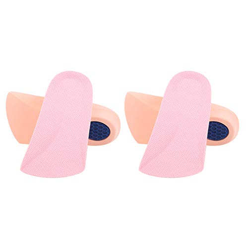 Almohadilla para zapatos, suelas de zapatos, 2 pares de medias almohadillas para zapatos, aumento de la altura del talón, suelas de inserción de elevación de 1,5 cm/0,6 pulgadas para senderismo al air