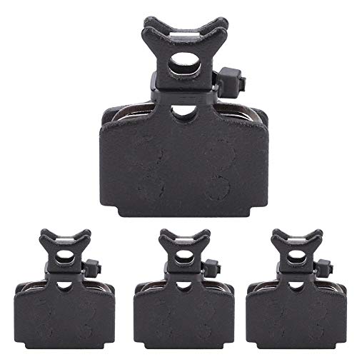 Alomejor 4 Pares de Pastillas de Freno de Resina para Bicicleta Kits de Pastillas de Freno de Bicicleta para Fórmula R1 R1R RO RX T1 Negro