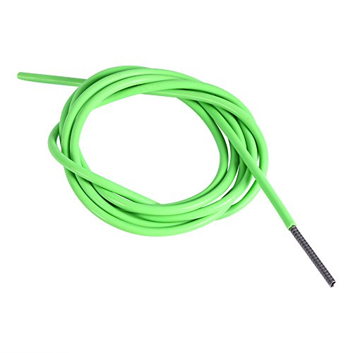 Alomejor Cable de Freno de Bicicleta 2 m 5 Colores Cable de Freno reemplazable Cable de Cambio Cable Accesorio de Bicicleta para Bicicleta de montaña(Green/Brake Cable)
