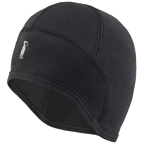 ALPIDEX Gorro Bajo Casco Ciclismo Running Deportes Tapa Craneo Hombre Mujer Casco Liner, Color:Black