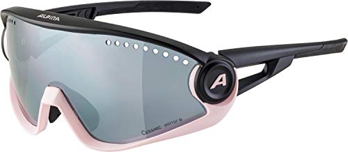 ALPINA, 5W1NG CM+ Gafas Deportivas, Light-Rose-Black, One Size Occhiali sportivi, Unisex-Adult