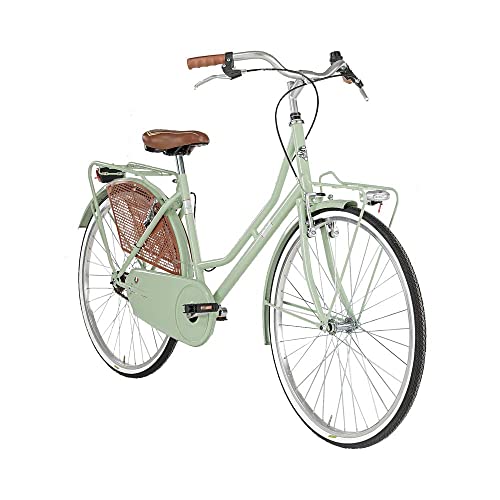 Alpina Bike Olanda Bicicleta, Unisex-Adult, Verde, Marco 46 cm
