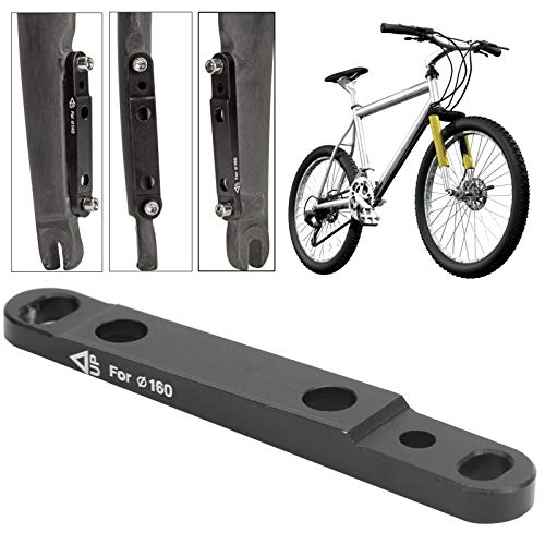 Alvinlite Adaptador de Freno de Disco Montaje de Freno Horquilla Delantera de Bicicleta Soporte de Freno de Disco para Piezas de Freno Delantero Trasero de Bicicleta