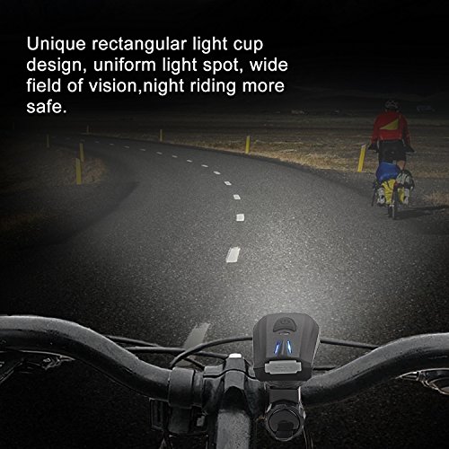 AMANKA Luces Bicicleta USB Super Brillante Impermeable LED Bicicleta Set de Luces Bici 400 Lúmenes Sensor Inteligente para Bici Linternas LED Ciclismo Seguridad