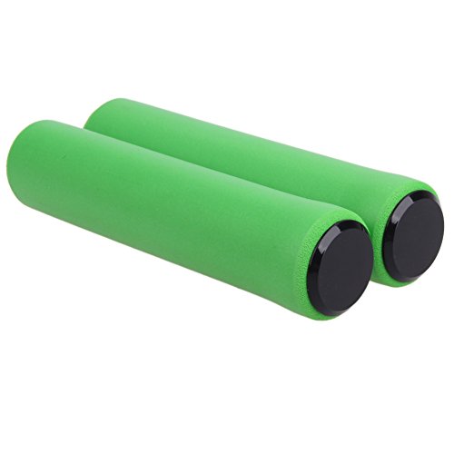 Amazingdeal365 Puños para Manillar de Bicicleta de Silicona para MTB Bicicleta (Verde)