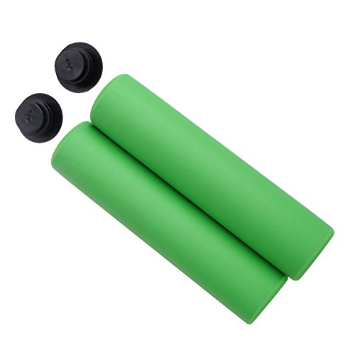 Amazingdeal365 Puños para Manillar de Bicicleta de Silicona para MTB Bicicleta (Verde)