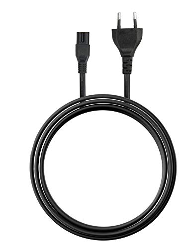 Amazon Basics - Cable de alimentación de repuesto para PS4 y Xbox One S/X - 1,82 m Negro