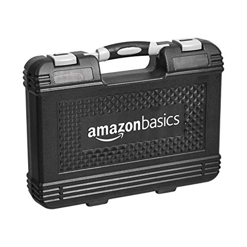 Amazon Basics - Juego de herramientas para el hogar, 65 piezas