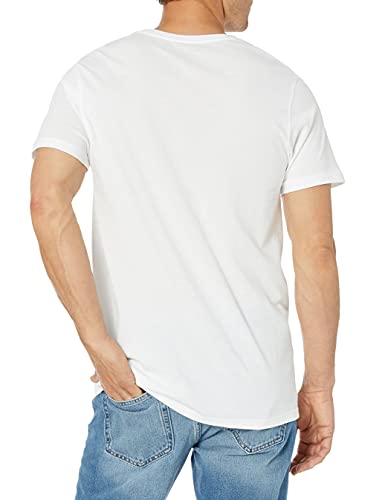 Amazon Essentials 6-Pack Crewneck Undershirts Camisa, Blanco (White), Large