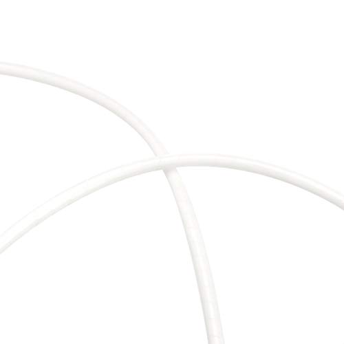 AmazonCommercial - Organizador de cable en espiral, 2,5 m, blanco