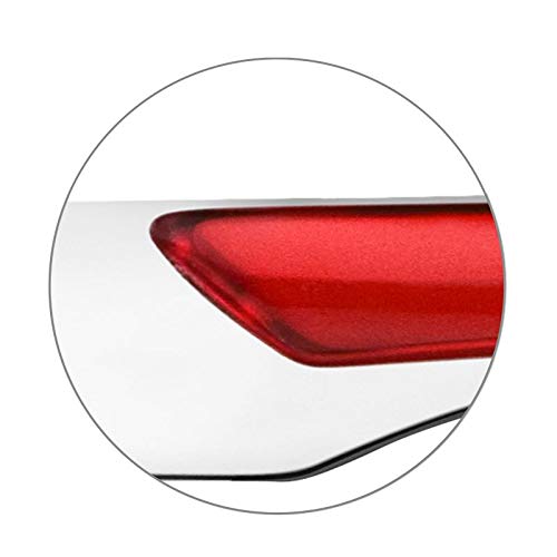 Amefa S24 Cubierto INOX+ABS Rojo ECLAT Cuberterías combinadas, Acero Inoxidable, 25 x 14 x 8 cm