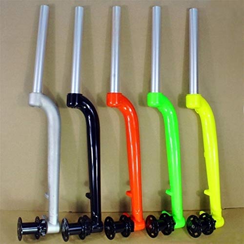 Amortiguador Bicicleta frontal tenedor 26 / 27.5er MTB Bicicleta de montaña Tenedor duro Colorful Individuality Fork DIY Lefty Fork Bike Fork with Bike Hub Horquilla delantera de bicicleta de montaña