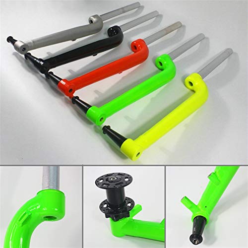 Amortiguador Bicicleta frontal tenedor 26 / 27.5er MTB Bicicleta de montaña Tenedor duro Colorful Individuality Fork DIY Lefty Fork Bike Fork with Bike Hub Horquilla delantera de bicicleta de montaña