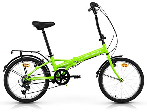 Anakon Folding Sport Bicicleta Plegable, Adultos Unisex, Verde