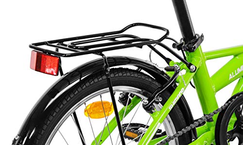 Anakon Folding Sport Bicicleta Plegable, Adultos Unisex, Verde