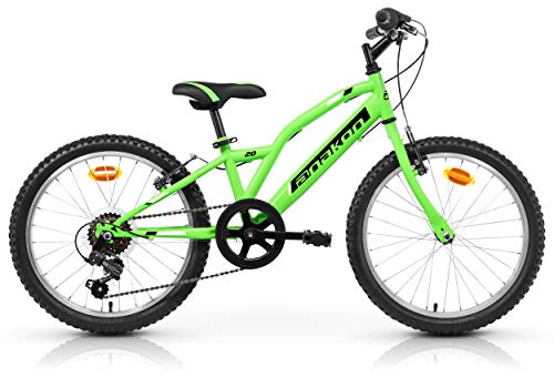 Anakon Hawk Six Bicicleta de montaña, niño, Verde, 6-9 años