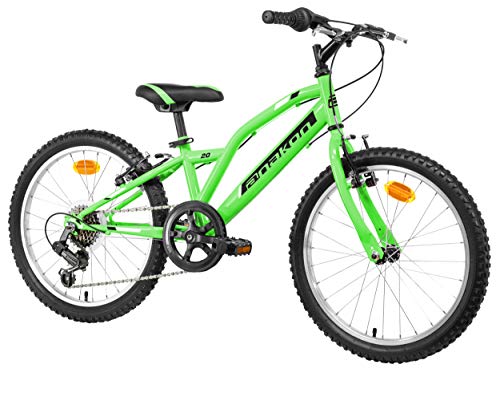 Anakon Hawk Six Bicicleta de montaña, niño, Verde, 6-9 años