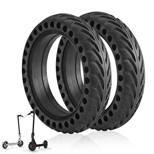 ANSENI® Ruedas Macizas para Patinete Electrico Rueda de 8.5Pulgadas,Neumáticos de Reemplazo, Rueda de Repuesto Antipinchazo Compatible con Xiaomi Scooter Electrico M365/M365 Pro, Xiaomi 1S, Cecotec