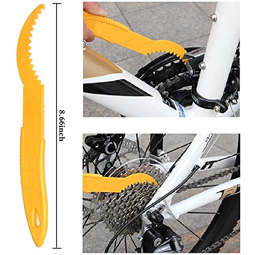 Anyingkai 9 Pcs Kit de Cepillos Para Bicicleta,Kit Limpieza Bicicleta Mtb,Kit limpieza Bicicleta Carretera,Cepillo Limpiador de Cadena de Bicicleta