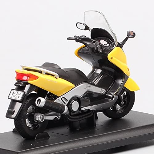 Anzy Juguetes de Moto, Juguete de relación Motocicleta Compatible with y-amaha Xp500 Tmax 2001 Niños 1/18 Scota Scooter Motocicleta Diecast Modelos Juguetes de Bicicleta Vehículo de Souvenir Hobby