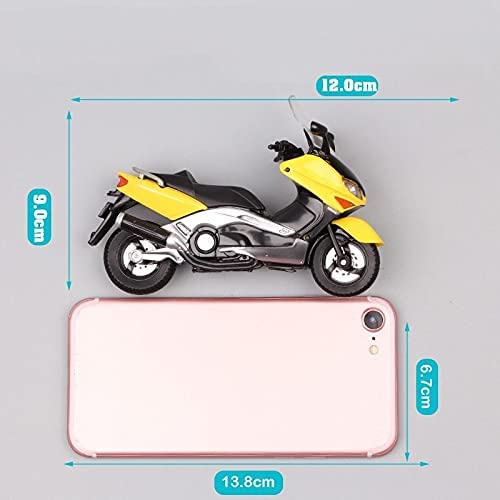 Anzy Juguetes de Moto, Juguete de relación Motocicleta Compatible with y-amaha Xp500 Tmax 2001 Niños 1/18 Scota Scooter Motocicleta Diecast Modelos Juguetes de Bicicleta Vehículo de Souvenir Hobby