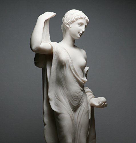 Aphrodite Venus Genetrix - Figura de estatua de mármol fundido (25 cm)