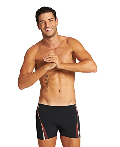 ARENA Bañador Corto Hombre Gauzy, Black, XL (004081)