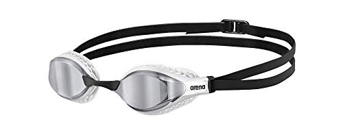 ARENA Gafas Airspeed Mirror Natación, Unisex Adulto, Silver/White, Talla Única