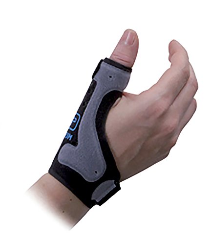 Armed - Muñequera con soporte del pulgar (para osteoartritis pulgar, rizartrosis del pulgar, lesiones del pulgar, síndrome de túnel carpiano y tendonitis pulgar) Disponible en 2 tallas y en beige o gris.