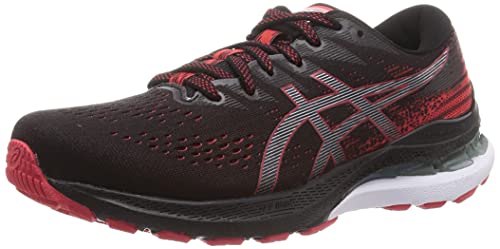 ASICS 1011b189-002_44, Hombre, Black Electric Red, EU