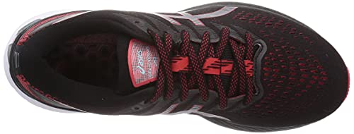 ASICS 1011b189-002_44, Hombre, Black Electric Red, EU