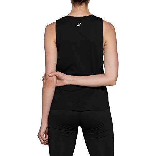 ASICS 2032B081-001_S Camiseta, Black, S De Las Mujeres