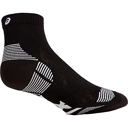 Asics 2Ppk Cushioning Sock Calcetines, Hombre, Performance Black/Brilliant White, M