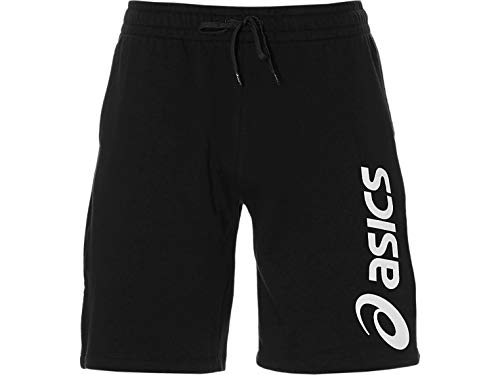 ASICS Big Logo Sweat - Shorts, Performance Black/Brilliant White, Talla Large