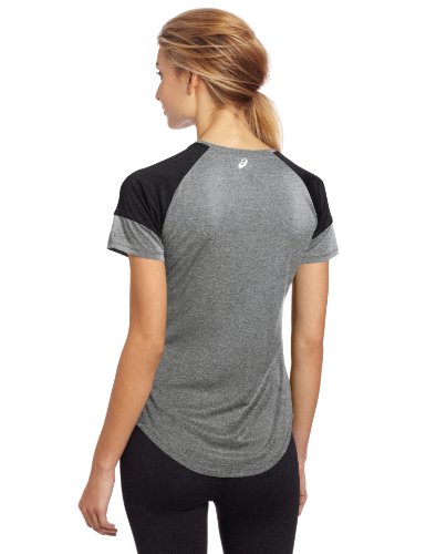 ASICS Camiseta Madizen 2 Logo para mujer - WR0253.51, XS, Gris Brezo