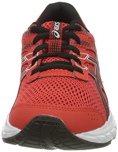 Asics Contend 6, Sneaker Unisex Adulto, Fiery Red Black, 38 EU