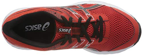 Asics Contend 6, Sneaker Unisex Adulto, Fiery Red Black, 38 EU