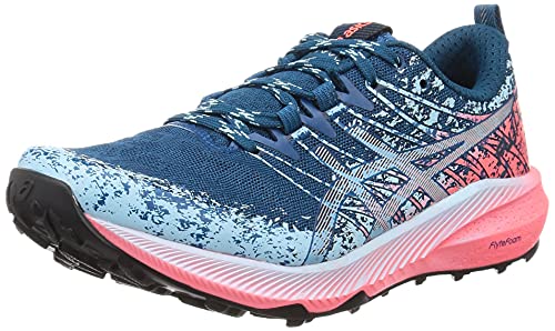 ASICS Fuji Lite 2, Zapatillas de Running Mujer, Bleu Foncã Gris, 42 EU