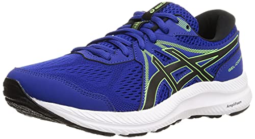 Asics Gel-Contend 7, Zapatillas para Correr Hombre, Monaco Blue/Black, 43.5 EU