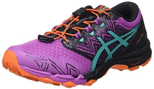 Asics Gel-Fujitrabuco Sky, Trail Running Shoe Mujer, Digital Grape/Baltic Jewel, 39 EU