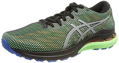 Asics Gel-Kayano 28 Lite-Show, Running Shoe Hombre, Black/Pure Silver, 44 EU