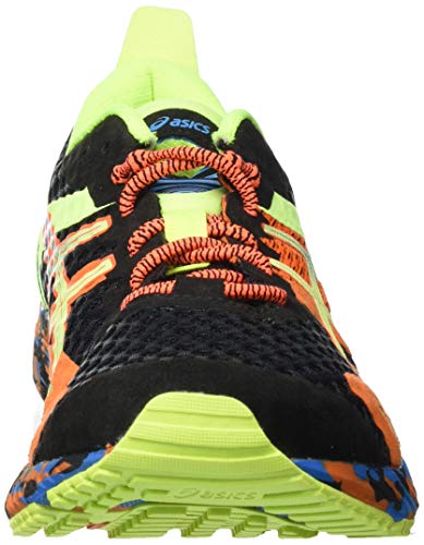 Asics GEL-Noosa Tri 12, Zapatillas de Correr Hombre, Multicolor (Black/Lime Green), 43.5 EU