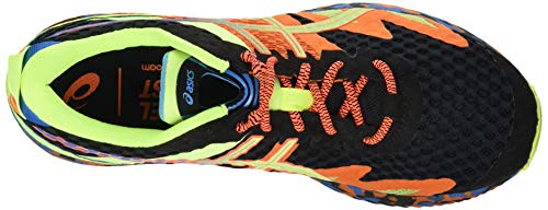 Asics GEL-Noosa Tri 12, Zapatillas de Correr Hombre, Multicolor (Black/Lime Green), 43.5 EU